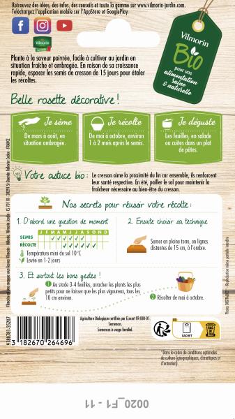 Potagères - Cresson de Jardin - BIO - MEDIA_PACKAGING_VERSO